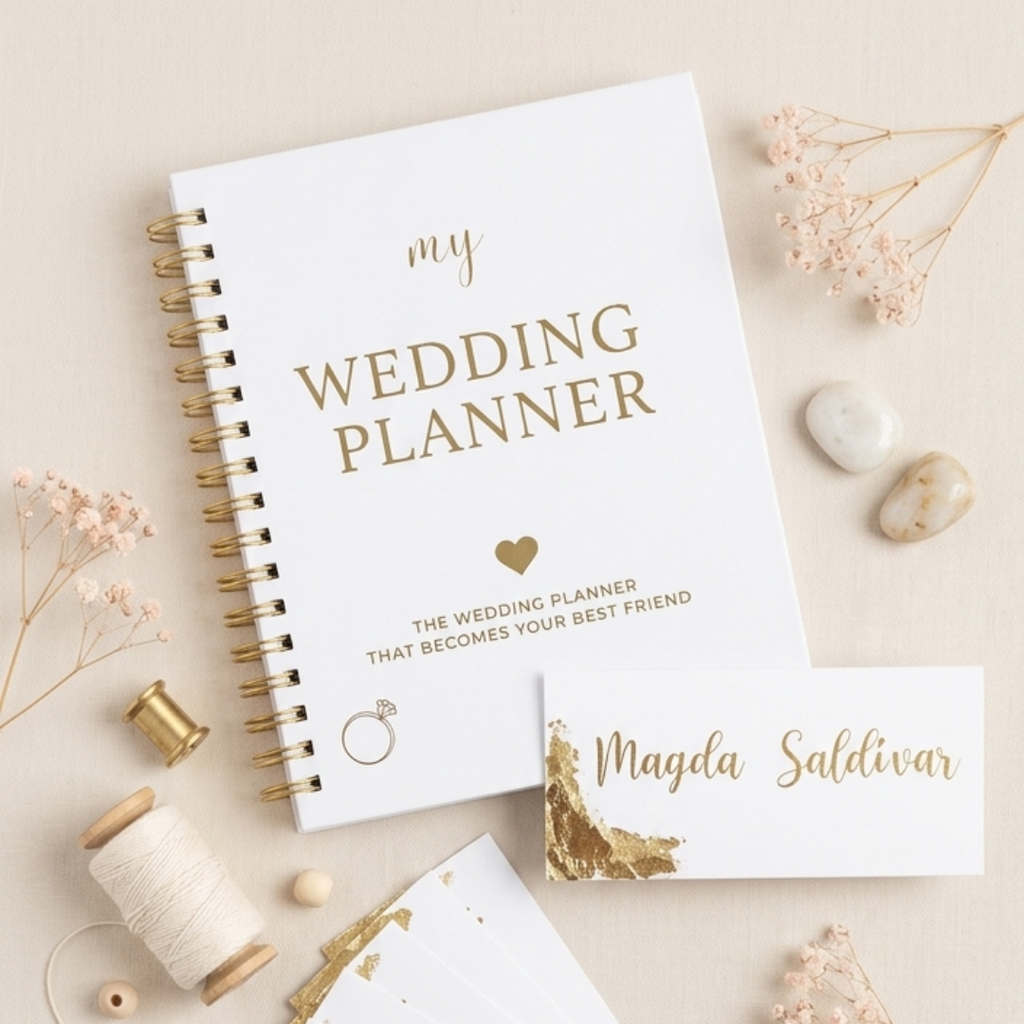 Paquete: Wedding Planner + 10 sobres personalizados