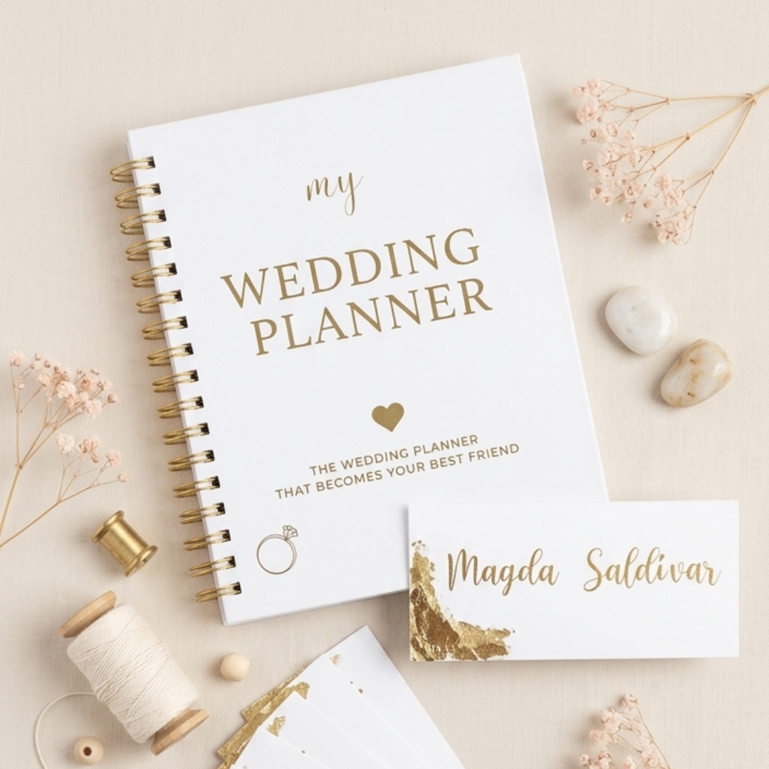 Paquete: Wedding Planner + 10 sobres personalizados