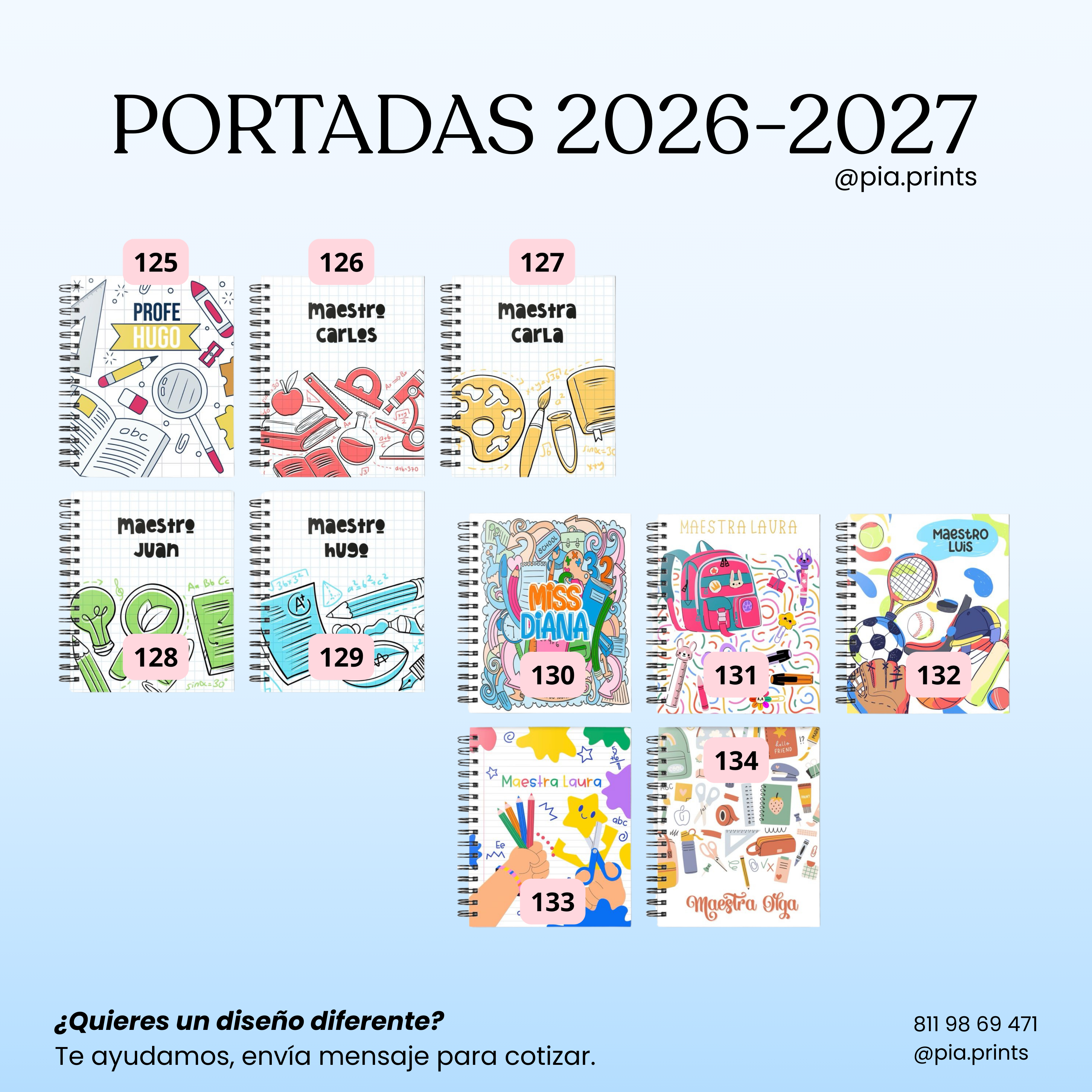 Paquete: Agenda Docente 2026-2027 + Libreta
